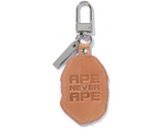 Load image into Gallery viewer, A Bathing Ape Men Key Rings Ape Head Leather Keychain
