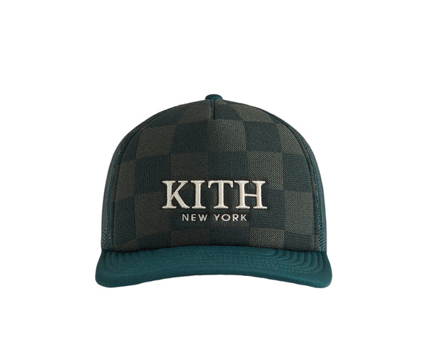 Kith Checkerboard Double Weave Nolan Trucker Hat Stadium