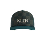 Load image into Gallery viewer, Kith Checkerboard Double Weave Nolan Trucker Hat Stadium
