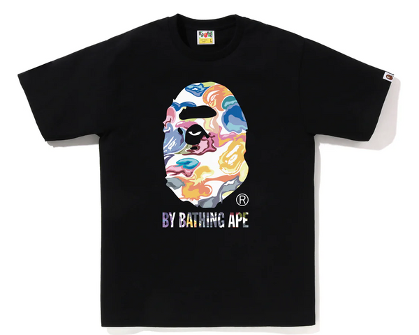 BAPE Art Camo By Bathing Ape Tee Black