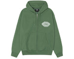 Load image into Gallery viewer, Stussy Mantra Zip Hoodie Green
