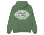 Load image into Gallery viewer, Stussy Mantra Zip Hoodie Green
