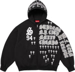 Load image into Gallery viewer, Supreme League Champs Zip Up Hooded Sweatshirt Black

