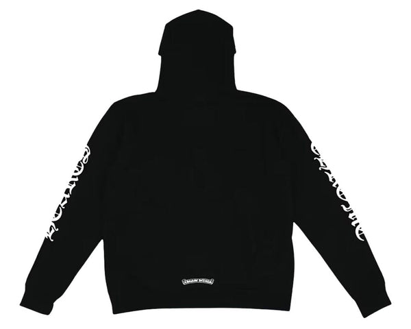Chrome Hearts Vertical Logo Hoodie Black