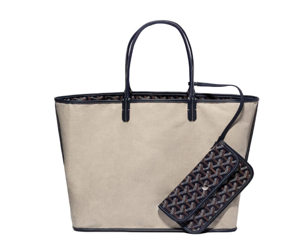 Goyard Saint Louis Tote PM Navy Blue