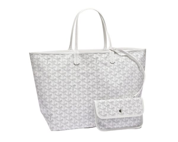 Goyard Saint Louis Tote PM White