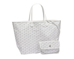 Load image into Gallery viewer, Goyard Saint Louis Tote PM White
