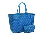 Load image into Gallery viewer, Goyard Saint Louis Tote PM Green Sky Blue
