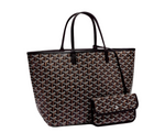 Load image into Gallery viewer, Goyard Saint Louis Tote PM Black
