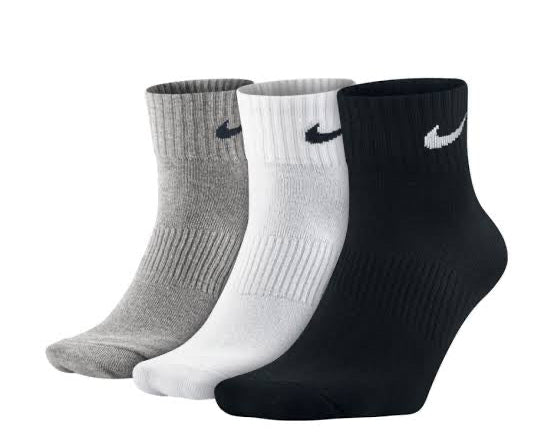 Nike Performance Breathable Sports Ankle Socks Assorted (Set of 3)