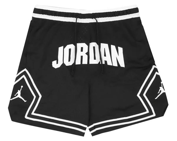 Jordan Diamond Dri-fit Basketball Short Black White
