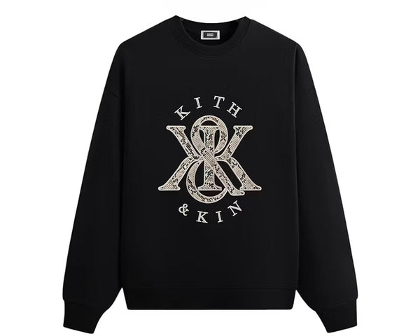 Kith K&K Python Nelson Crewneck Black