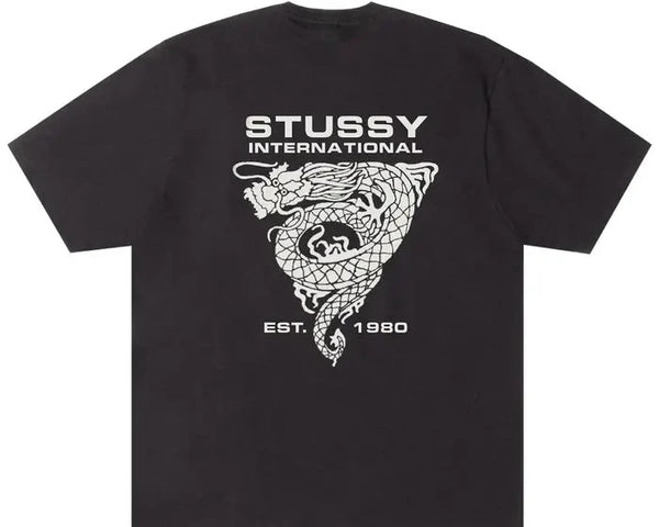 Stussy Dragon Tee Black