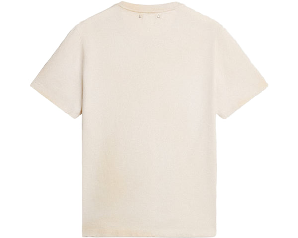 Golden Goose Men's vintage-look white T-shirt with front print Nostalgia