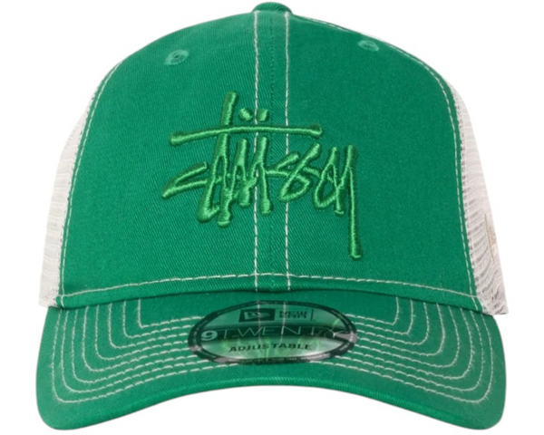 Stussy New Era 9Twenty Tonal Basic Trucker Cap Kelly