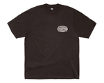 Load image into Gallery viewer, Stussy Champion Oval Pig. Dyed Tee Faded Black
