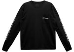 Load image into Gallery viewer, Chrome Hearts Scroll Logo L/S Pocket T-shirt Black
