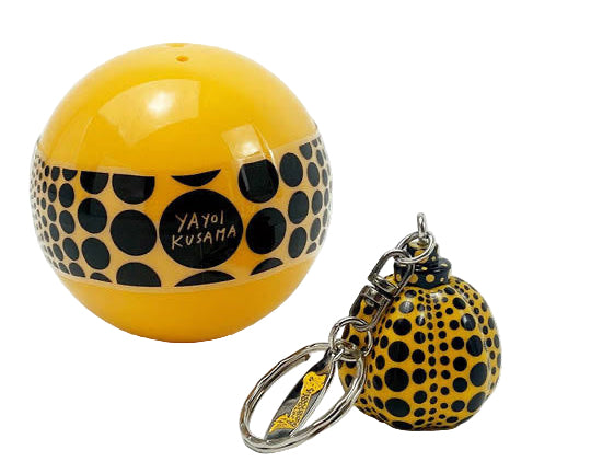 Yayoi Kusama Key Ring Pumpkin Yellow Charm