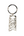 Stussy Lighter Holster Keychain Silver