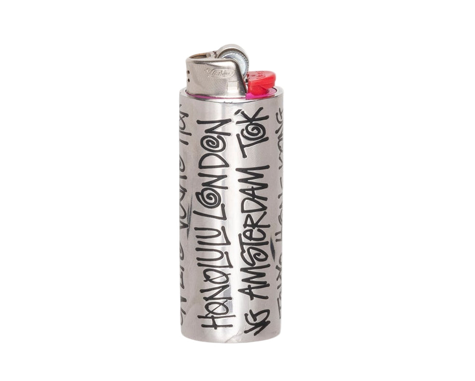 アクセサリー Stussy City l Lighter Case Silver Stussy City Metal Lighter Case Silver – shoegamemanila