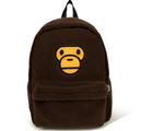 Load image into Gallery viewer, BABY MILO STORE Backpacks Sherpa fur medium backpack Brown
