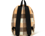 Load image into Gallery viewer, BABY MILO STORE Backpacks Sherpa fur medium backpack Beige Charcoal
