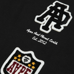 Load image into Gallery viewer, AAPE Men Hoodies AAPEUNVS embroidered hoodie Black
