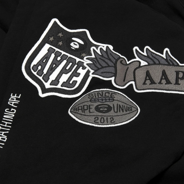 AAPE Men Zip Throughs AAPEUNVS moonface zip-up hoodie