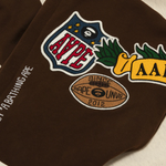 Load image into Gallery viewer, AAPE Men Zip Throughs AAPEUNVS moonface zip-up hoodie Dark Brown
