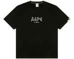 Load image into Gallery viewer, AAPE Men Short Sleeve T-Shirt Logo print tee Black
