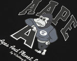 Load image into Gallery viewer, Aape Theme Main Apes And Planet Earth Tee Black
