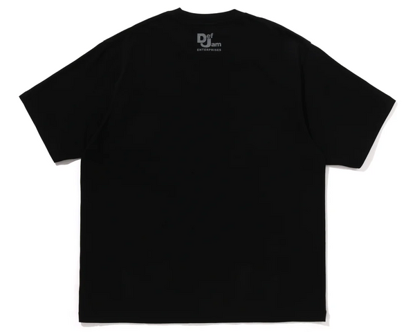Bape x Def Jam Camo College Relaxed Fit Tee Black