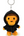 BABY MILO STORE Key Rings Baby Milo plush keychain Black