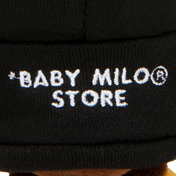 BABY MILO STORE Key Rings Baby Milo plush keychain Black