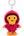 BABY MILO STORE Key Rings Baby Milo plush keychain Pink