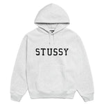 Load image into Gallery viewer, Stussy Felt Applique Hoodie Ash Heather
