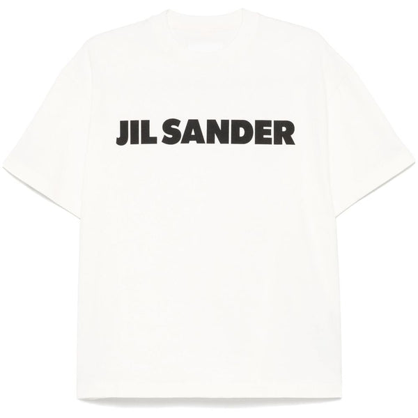 Jil Sander logo-print T-shirt Porcelain