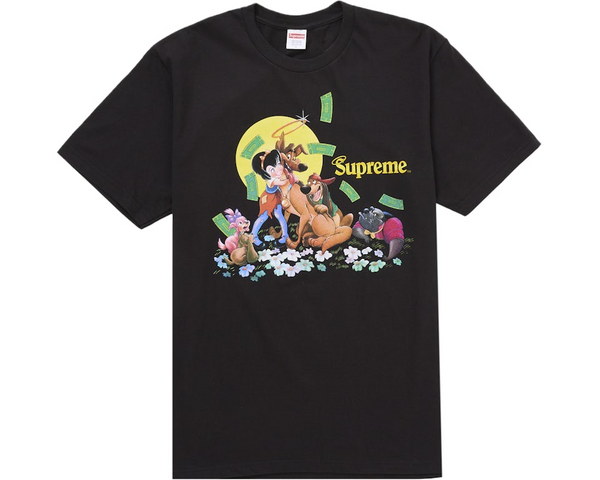 Supreme All Dogs Go To Heaven Tee Black