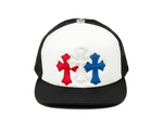Load image into Gallery viewer, Chrome Hearts Cemetery Cross Patch Trucker Hat
