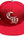 Chrome Hearts Essentials LA Exclusive Baseball Wool Hat Red