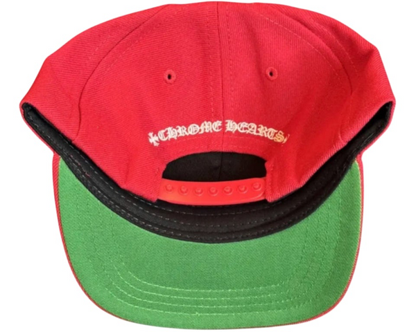 Chrome Hearts Essentials LA Exclusive Baseball Wool Hat Red