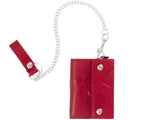 Load image into Gallery viewer, Supreme Leather Chain Wallet (FW25) Red
