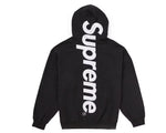 Load image into Gallery viewer, Supreme Satin Applique Hooded Sweatshirt (FW24) Black
