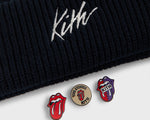 Load image into Gallery viewer, Kith x The Rolling Stones Mia Beanie Black
