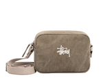 Load image into Gallery viewer, Stussy Waxed Canvas Pouch Stone
