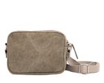 Load image into Gallery viewer, Stussy Waxed Canvas Pouch Stone

