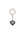 Human Made Heart Rubber Keychain Black
