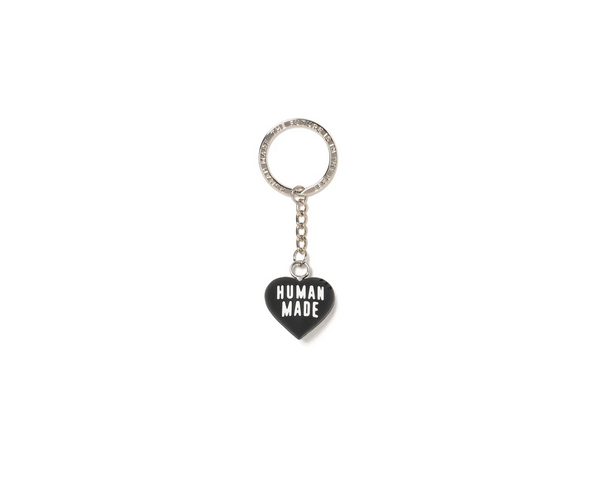 Human Made Heart Rubber Keychain Black
