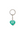 Human Made Heart Rubber Keychain Green