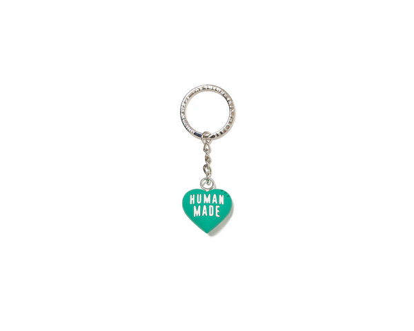 Human Made Heart Rubber Keychain Green